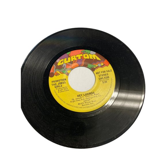 Vintage 7” vinyl record 45 RPM the Jones Girls hey Lucinda - Picture 1 of 3